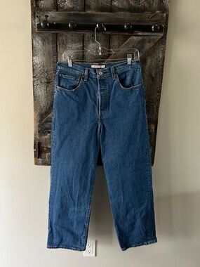 Women's Levi's Ribcage Straight Ankle Stone Wash Jeans